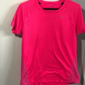Nike Dri Fit pink shirt. Size L